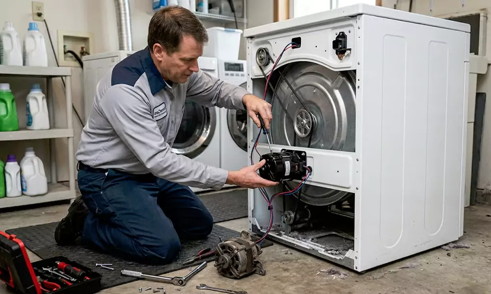 Dryer Motor Replacement in Chelsea, MA
