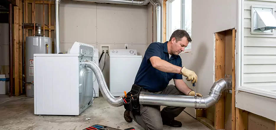 Recessed Dryer Vent Installation Chelsea